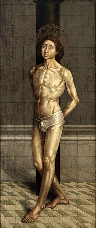 saint vincent tied to a column